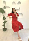 KIRMIZI KARPUZ KOL ELBİSE