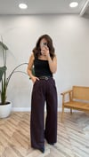 KIZIL KAHVE 0915 KEMERLİ PANTOLON