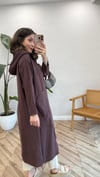 KIZIL KAHVE 5862 FERMUAR DETAY KAP 