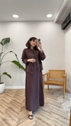 KIZIL KAHVE 5955 ELBİSE TAKIM 