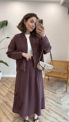 KIZIL KAHVE 5986 ETEKLİ TAKIM