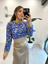 KOYU BEJ 10441 LEOPAR SİMLİ KAZAK 