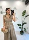 KOYU BEJ 12162 GÖMLEK ELBİSE 