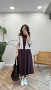 KOYU BEJ 2146 CEKET ELBİSE TAKIM 