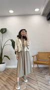 KOYU BEJ-HAKİ 2146 CEKET ELBİSE TAKIM