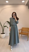 KOYU ÇAĞLA 4364 YELEK ELBİSE 