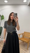 KOYU FÜME 0779 TRİKO BLUZ