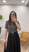 KOYU FÜME 0779 TRİKO BLUZ