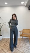 KOYU FÜME 1267 BİSİKLET YAKA DROPLU TRİKO 