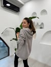 KOYU GRİ 32109 KAPÜŞONLU SWEATSHİRT