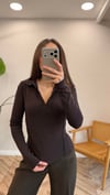 KOYU KAHVE 0862 FERMUARLI KAZAK