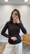 KOYU KAHVE 1267 BİSİKLET YAKA DROPLU TRİKO 