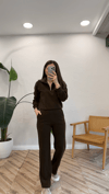 KOYU KAHVE 2265 FERMUARLI TAKIM 