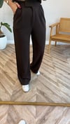 KOYU KAHVE 6301 PANTOLON