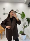 KOYU KAHVE 9252 BALIK SIRTI KABAN 