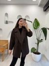 KOYU KAHVE 9252 BALIK SIRTI KABAN 