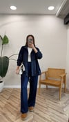 KOYU LACİVERT 3287 BAĞCIKLI TAKIM 