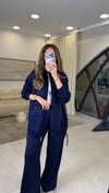 KOYU LACİVERT 3538 DİK YAKA GARNİ TAKIM 