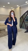 KOYU LACİVERT 3538 DİK YAKA GARNİ TAKIM 