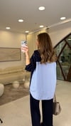 KOYU LACİVERT 3547 YARIM FERMUAR TAKIM 