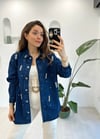 KOYU MAVİ 6875 KOT CEKET 