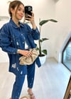 KOYU MAVİ 6932 KOT TAKIM 