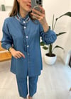 KOYU MAVİ 7133 DENİM TAKIM