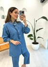 KOYU MAVİ 7133 DENİM TAKIM
