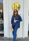 KOYU MAVİ 7138 DENİM TAKIM