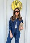 KOYU MAVİ 7138 DENİM TAKIM