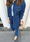 KOYU MAVİ 7138 DENİM TAKIM