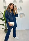 KOYU MAVİ BOOTCUT JEAN 