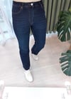 KOYU MAVİ FLARE PAÇA JEAN