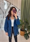 KOYU MAVİ KOT CEKET 
