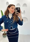 KOYU MAVİ KOT CEKET