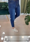 KOYU MAVİ MOM JEAN