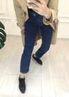 KOYU MAVİ MOM JEAN 
