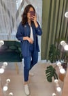 KOYU MAVİ MOM JEAN