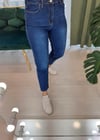 KOYU MAVİ MOM JEAN