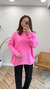 KOYU PEMBE 1068 VEREVLİ KAZAK 