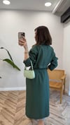 KOYU YEŞİL 8112 BELDEN KUŞAKLI KAP 