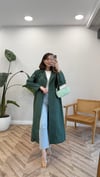 KOYU YEŞİL 8112 BELDEN KUŞAKLI KAP 