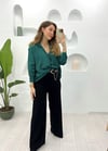 KOYU YEŞİL BLUZ