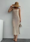 KREM 1003 SİMLİ AJURLU ELBİSE 