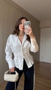KREM 1005 BEL KORSELİ GÖMLEK