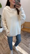 KREM 1044 KAPÜŞONLU KAZAK 