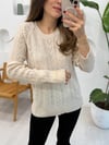 KREM 1222 SİMLİ KAZAK 