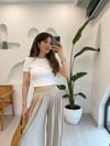 KREM 1669 PİLELİ OYSHO PANTOLON 