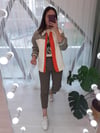 KREM 3278 GARNİLLİ CEKET 