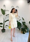 KREM 4129 PİLİSE ELBİSE